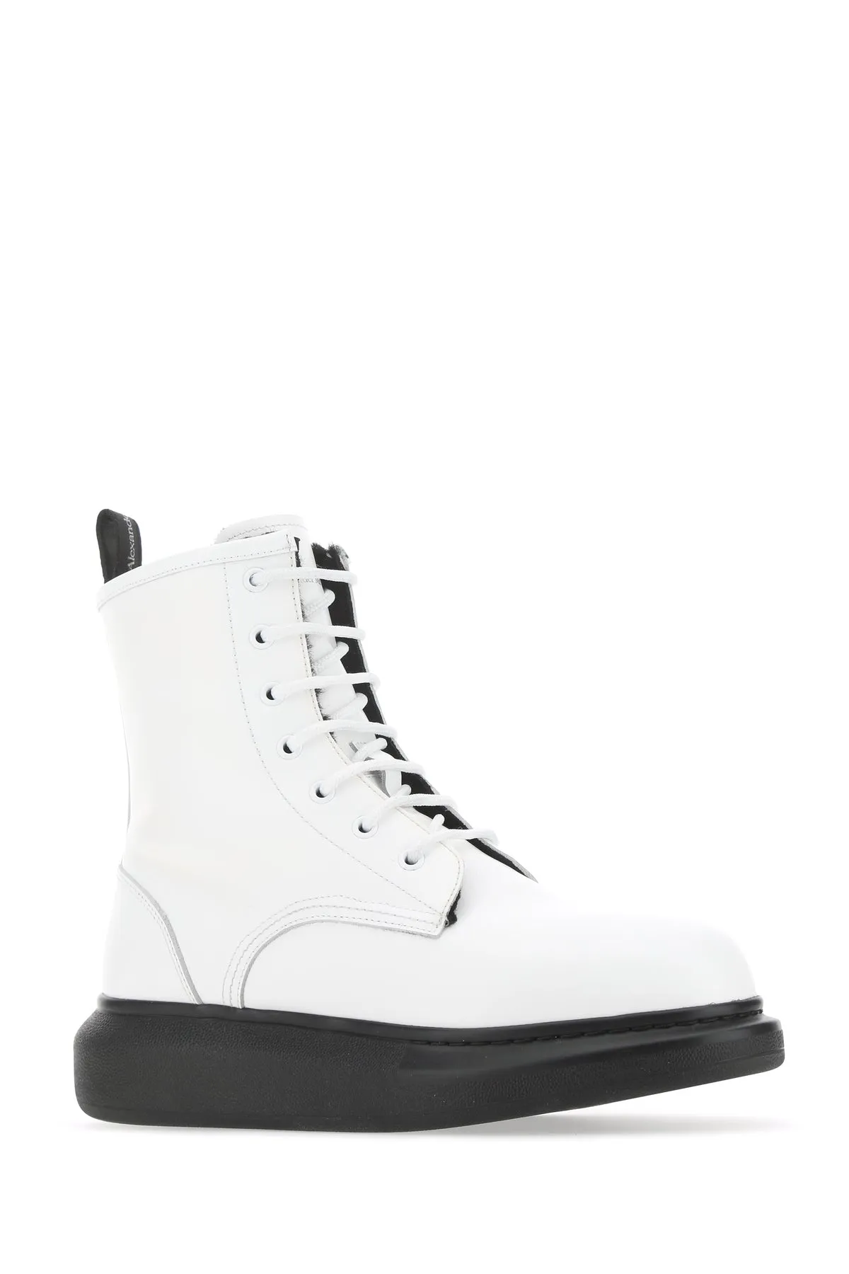 Alexander McQueen Contrast Sole Boots