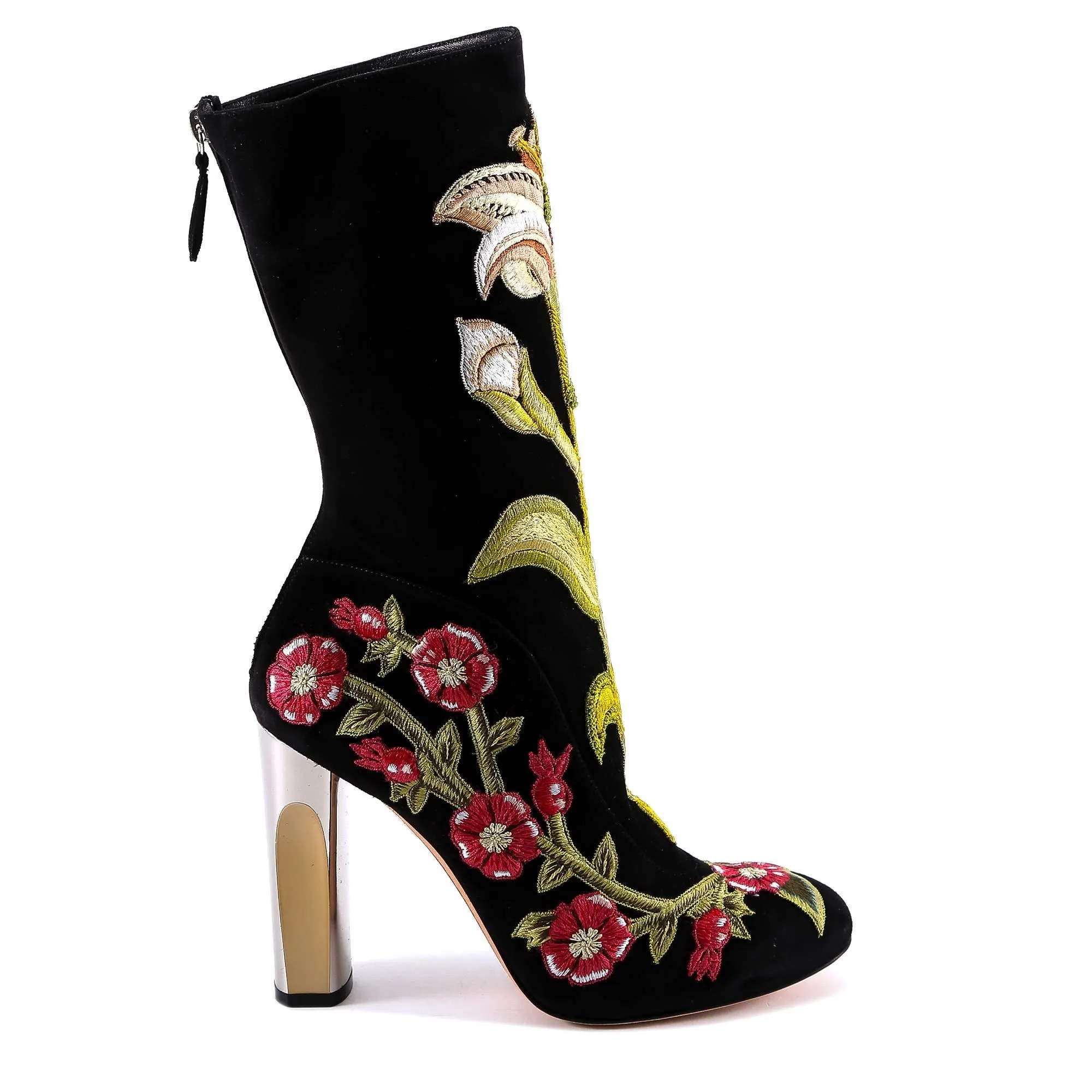 Alexander McQueen Medieval Embroidered Boots