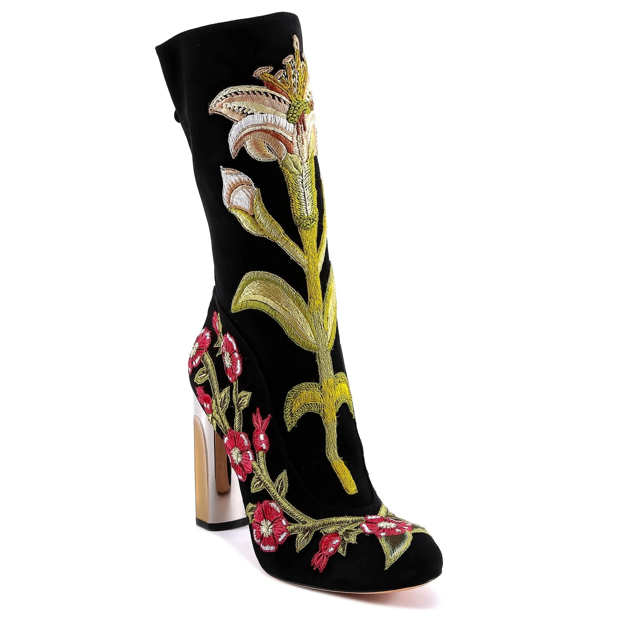 Alexander McQueen Medieval Embroidered Boots