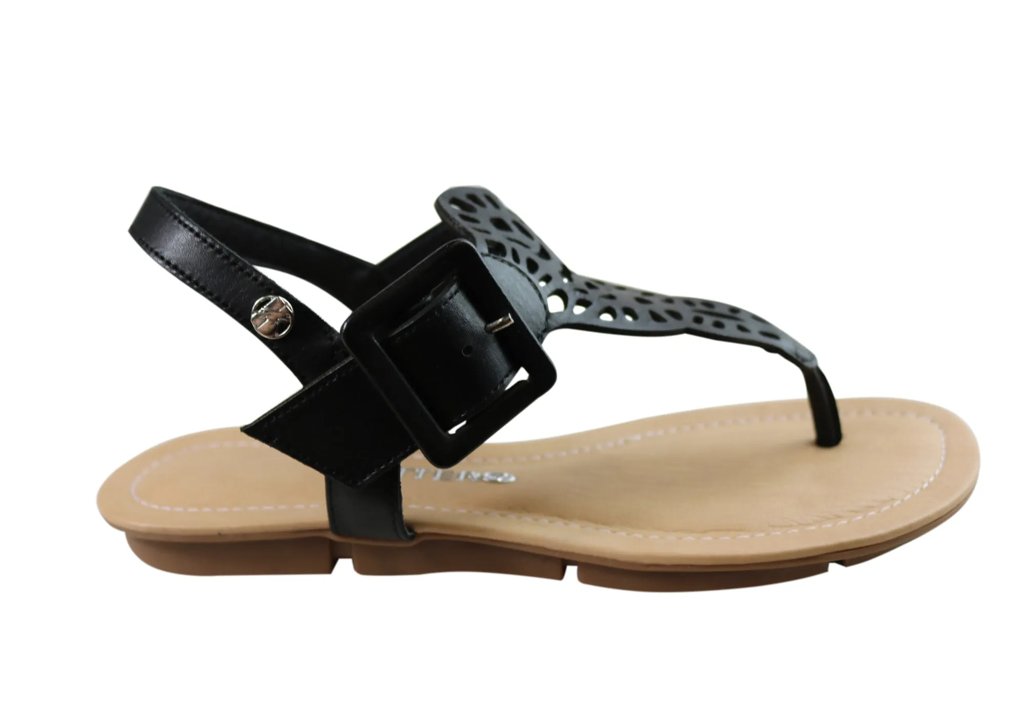 Bottero Georgia Womens Comfortable Leather Sandals Made In Brazil