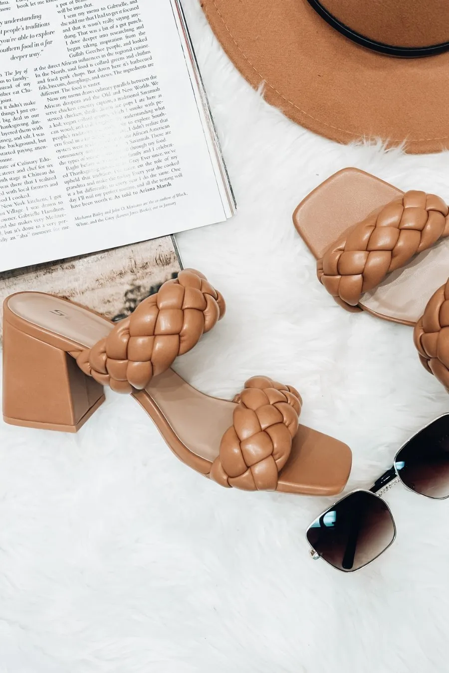 Brianne Braided Chunky Heel