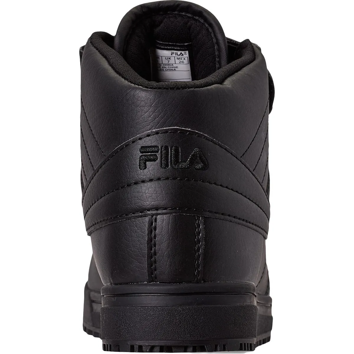 Fila Vulc 13 Men's Faux Leather Slip Resistant Mid-Top Work Sneakers