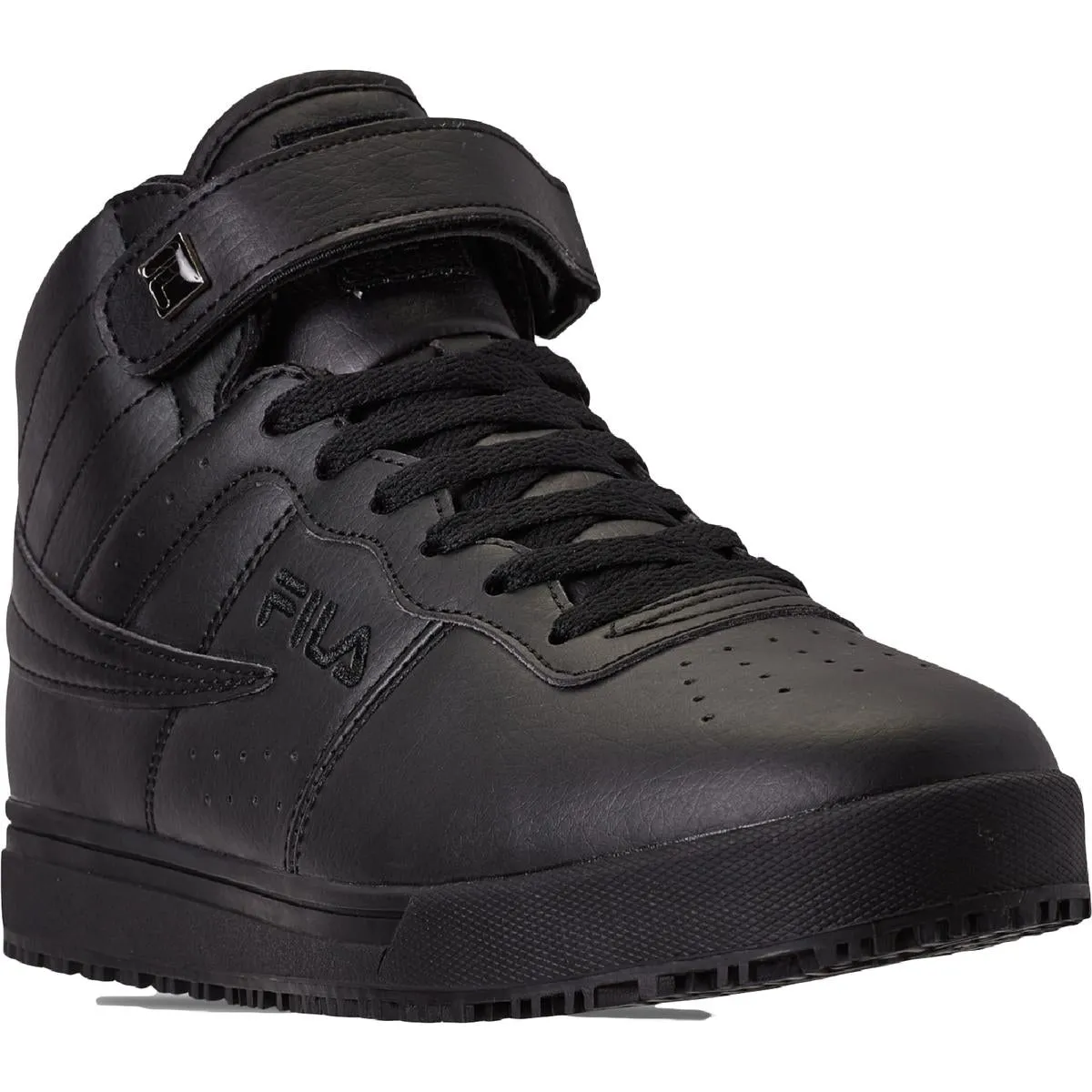 Fila Vulc 13 Men's Faux Leather Slip Resistant Mid-Top Work Sneakers