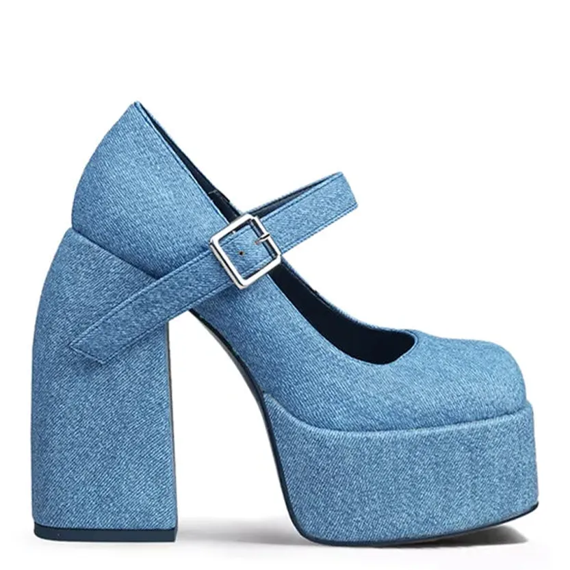 Funki Buys | Shoes | Women's High Patent Platform Mary Janes