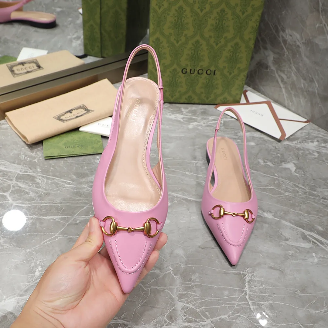 GG  Flat Sandals pink