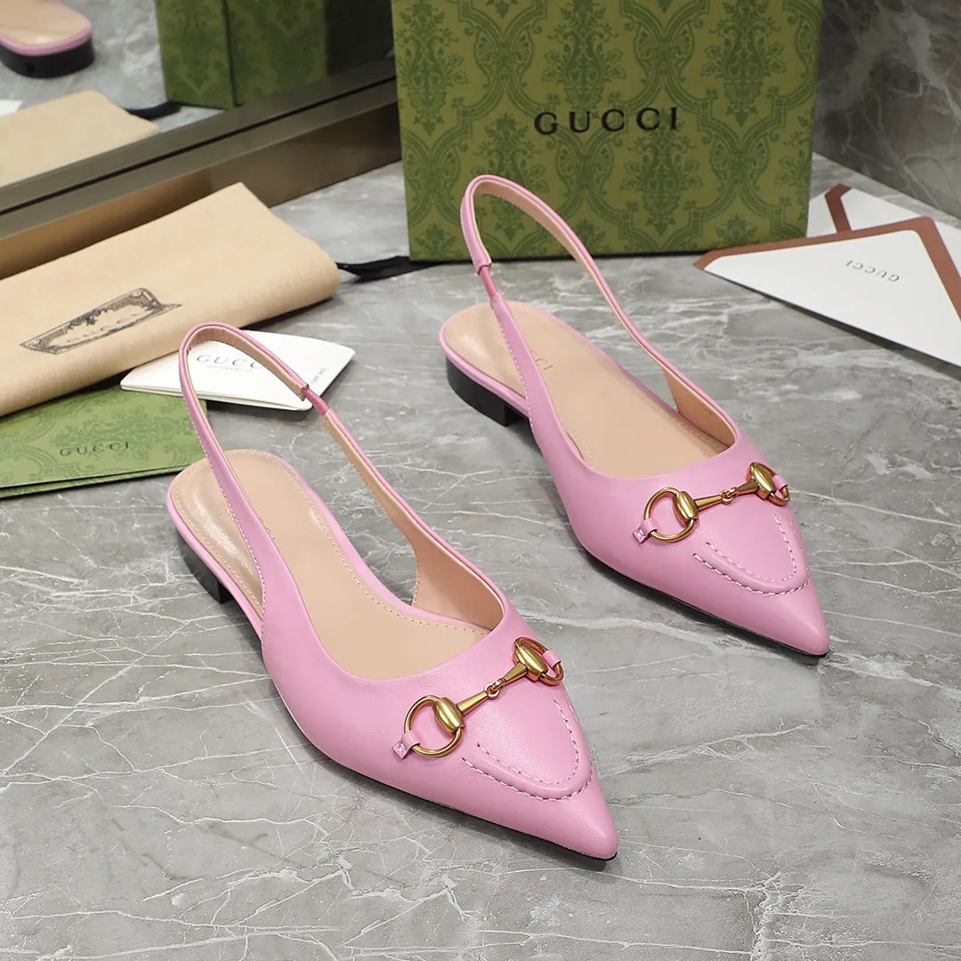 GG  Flat Sandals pink