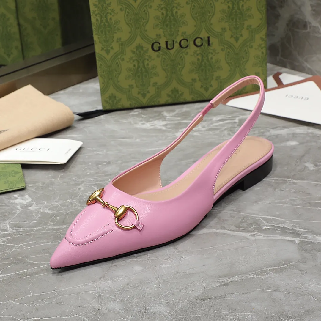 GG  Flat Sandals pink