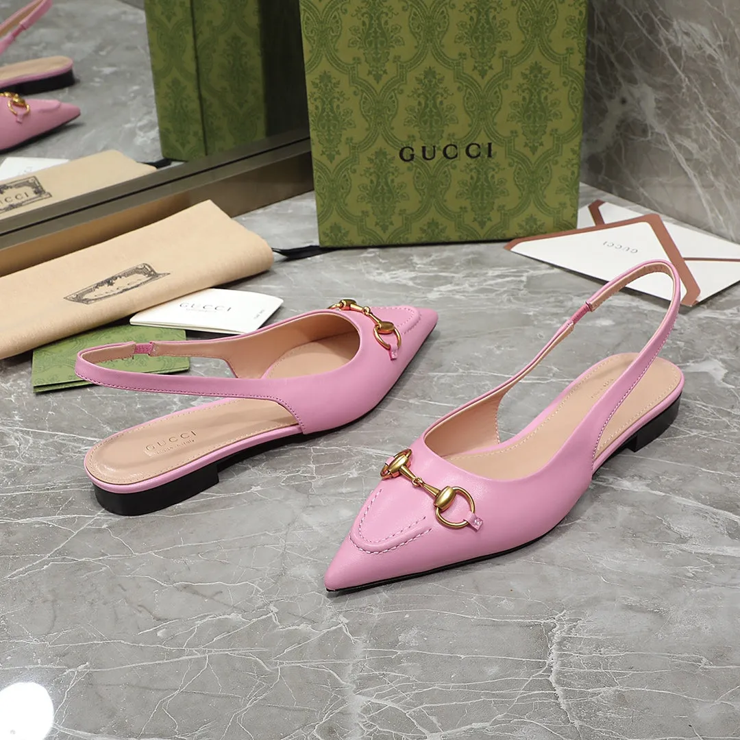 GG  Flat Sandals pink