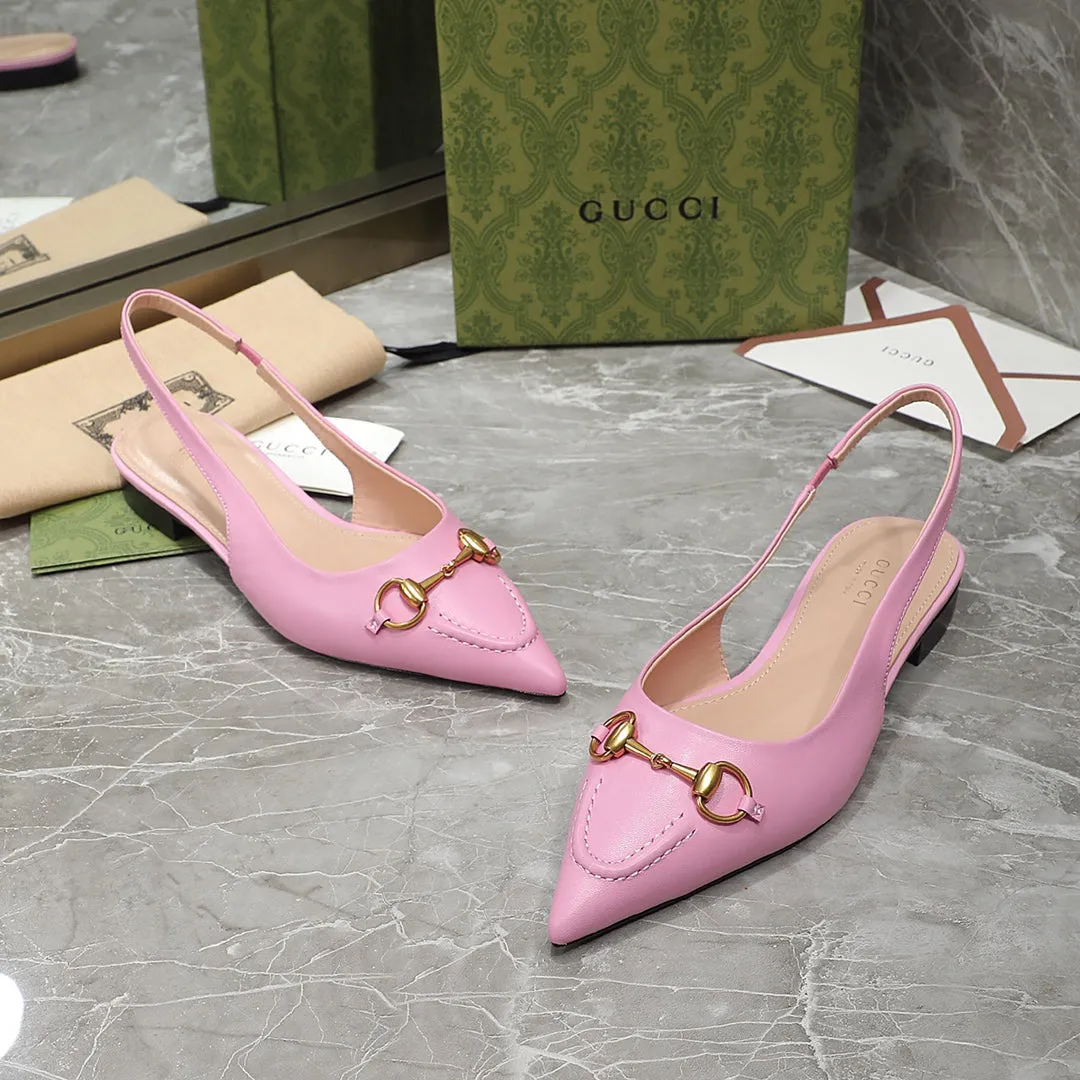 GG  Flat Sandals pink