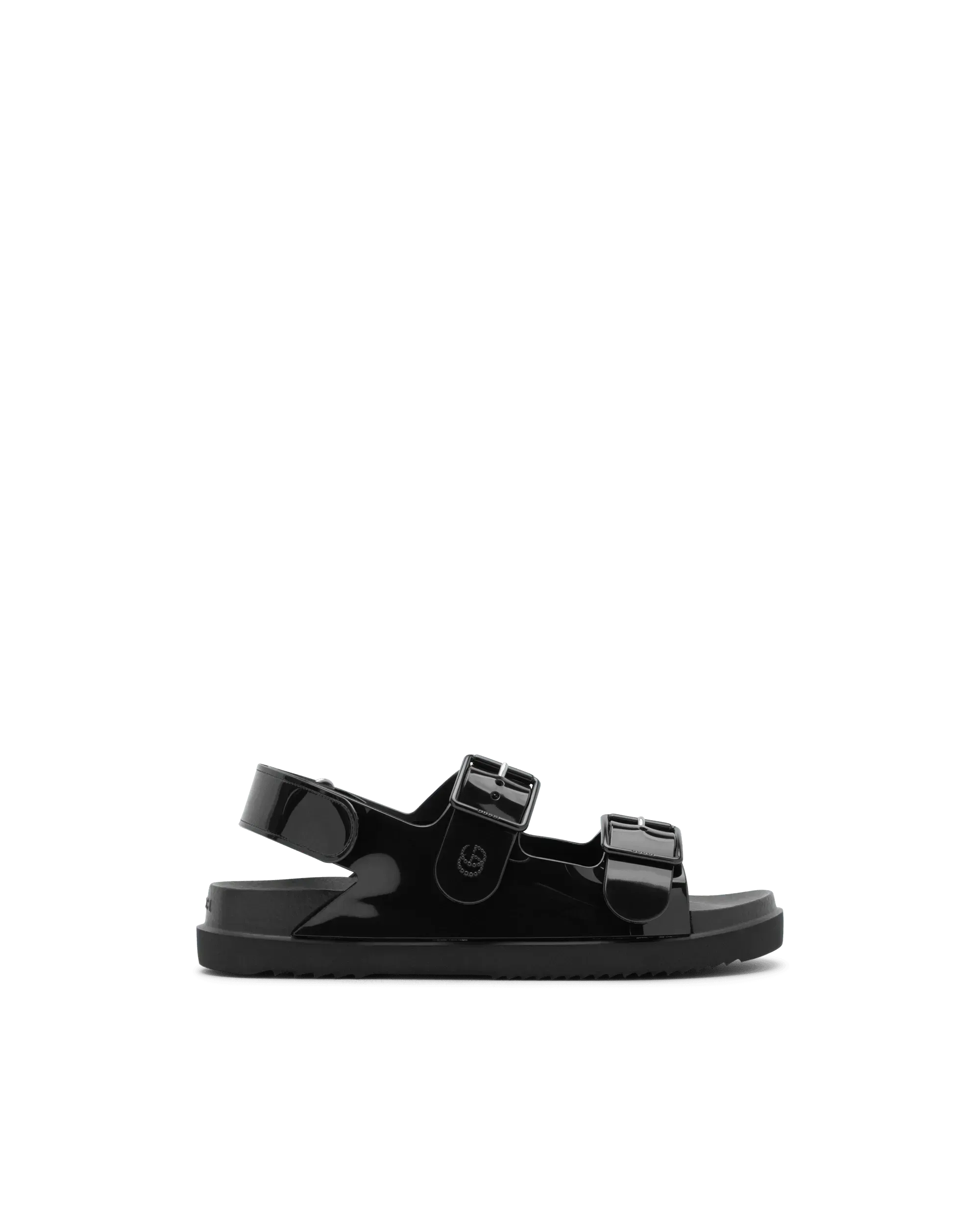 Isla Buckled GG Rubber Sandals