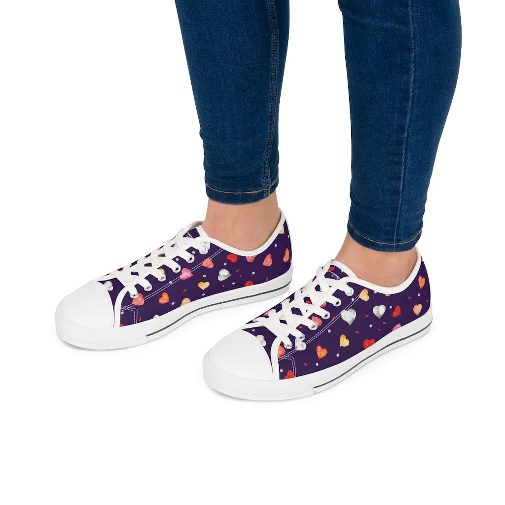 Little Hearts Women's Low Top Sneakers