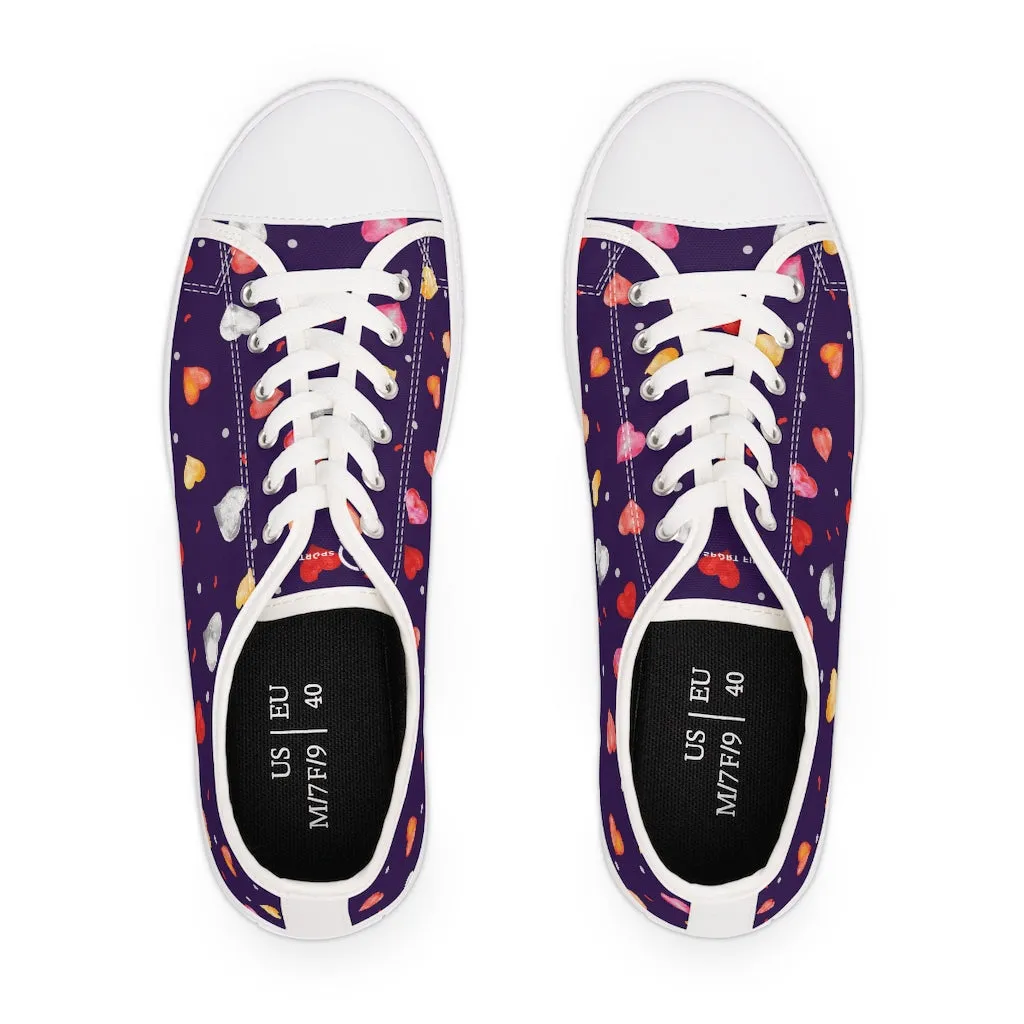 Little Hearts Women's Low Top Sneakers