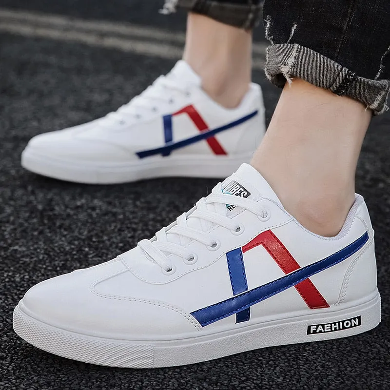 Low Top Combination Retro Look Men Sneakers