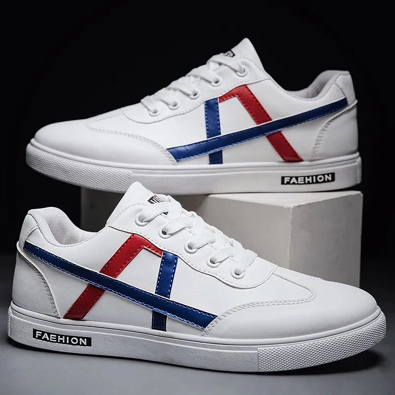 Low Top Combination Retro Look Men Sneakers