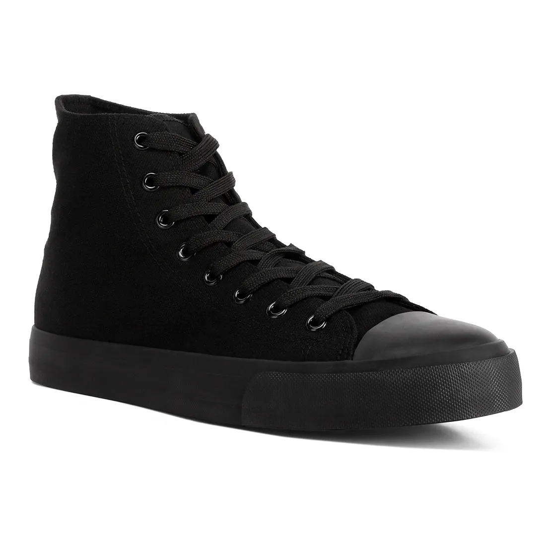 Men's High Ankle Canvas Sneakers