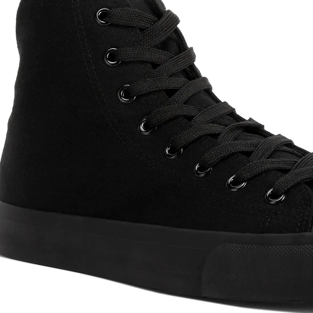 Men's High Ankle Canvas Sneakers