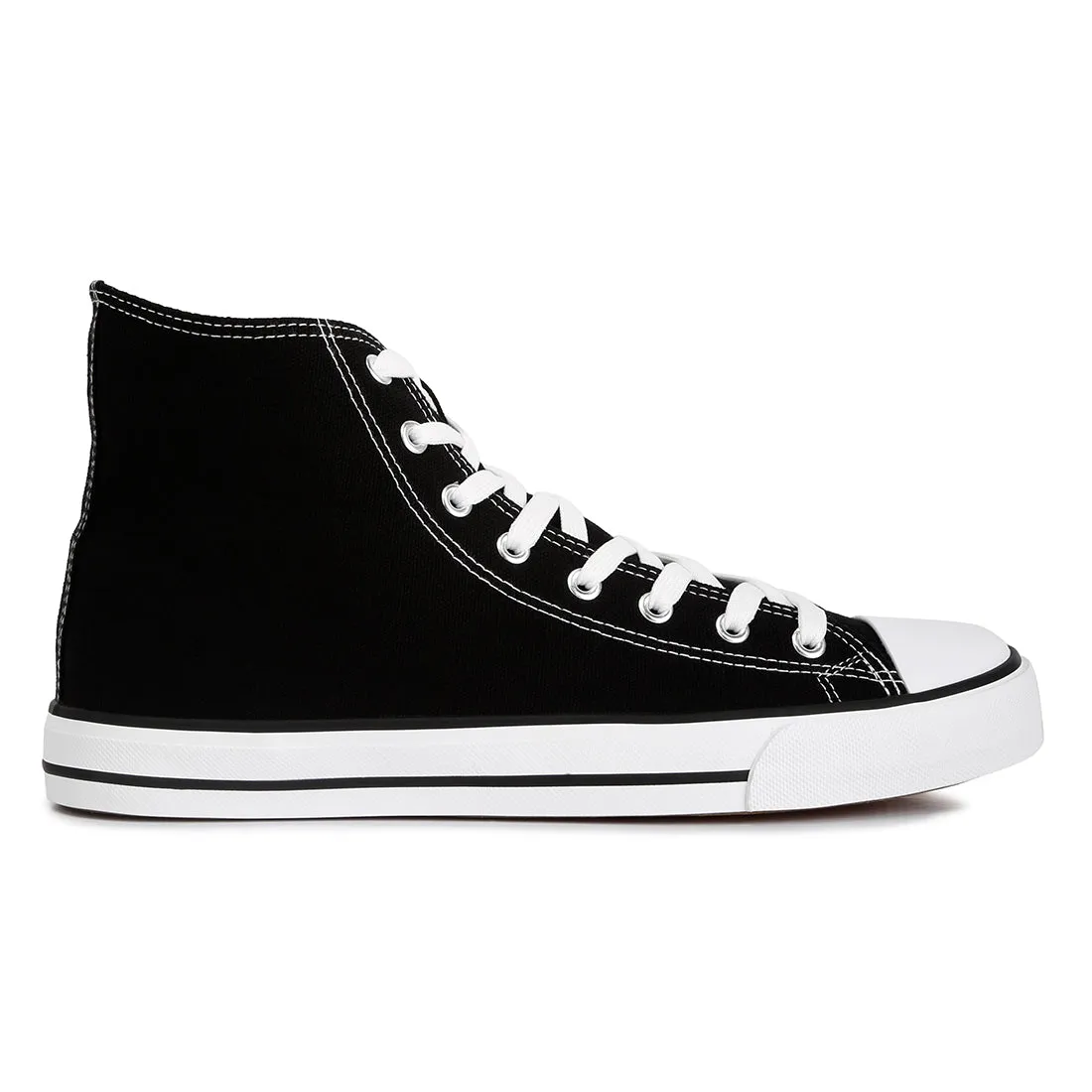 Men's High Ankle Canvas Sneakers