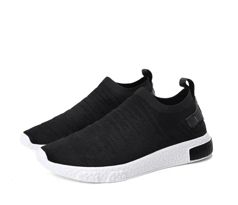 Men's Summer Air Mesh Sneakers Without Lacing