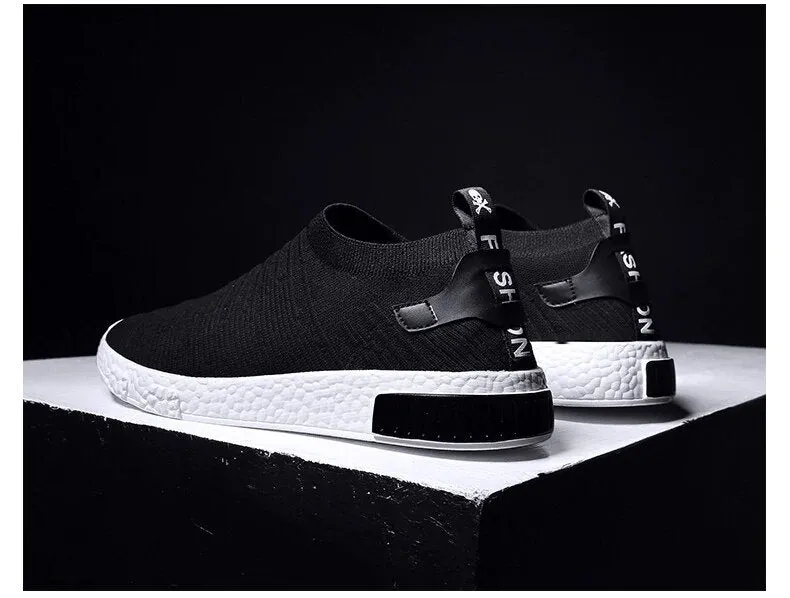 Men's Summer Air Mesh Sneakers Without Lacing