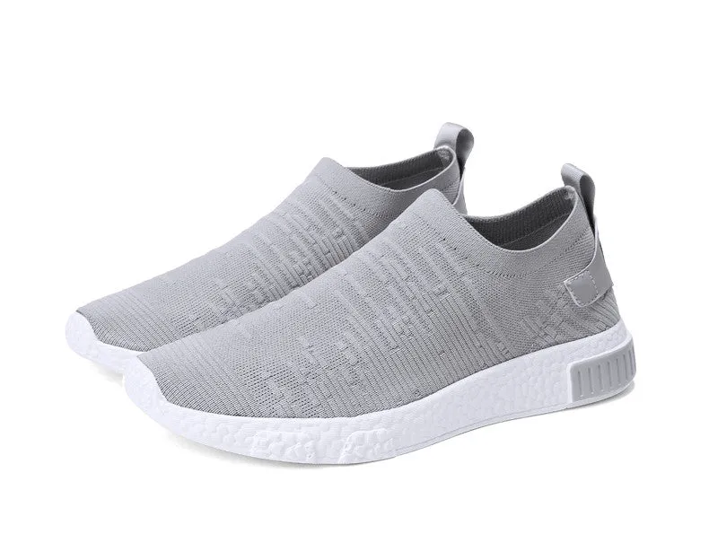 Men's Summer Air Mesh Sneakers Without Lacing