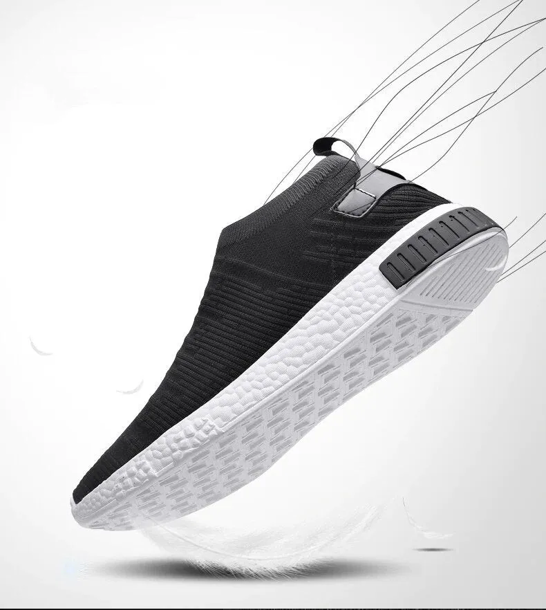 Men's Summer Air Mesh Sneakers Without Lacing