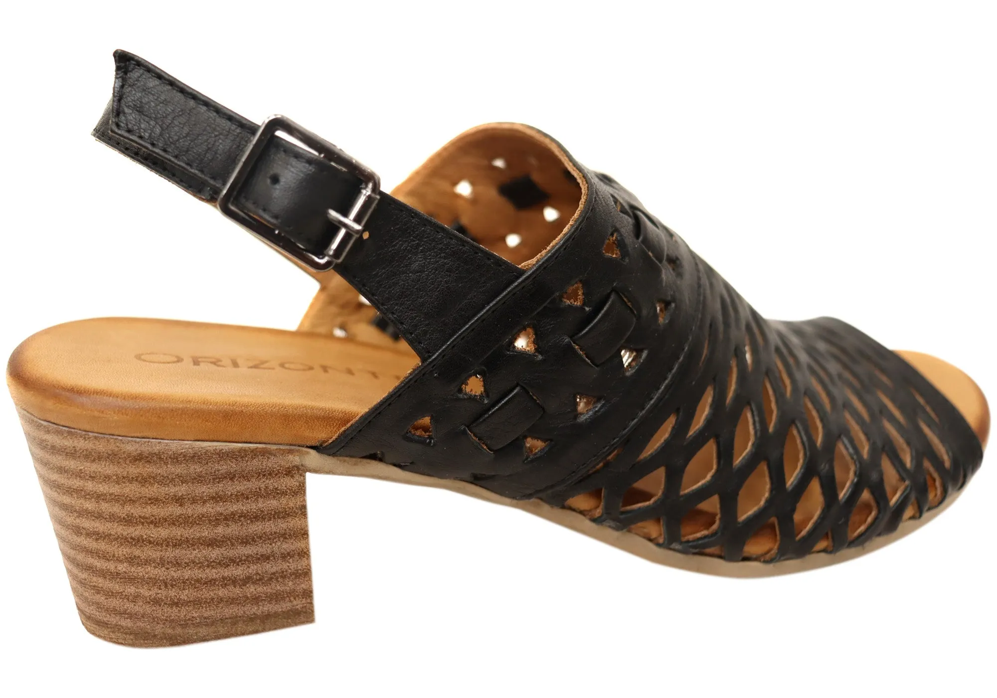 Orizonte Maxeen Womens Comfortable European Leather Sandals