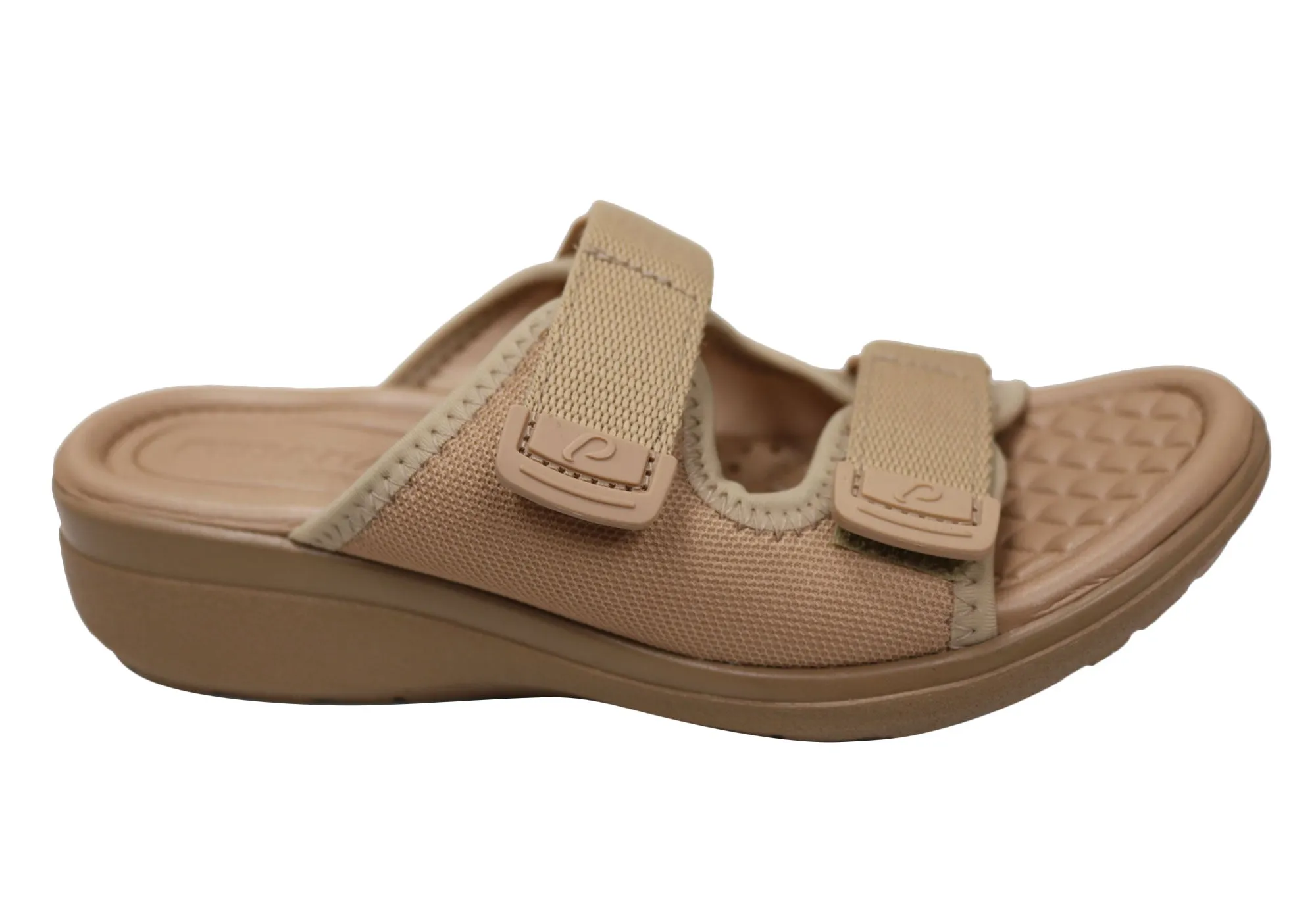 Pegada Cove Womens Comfortable Slides Sandals Made In Brazil