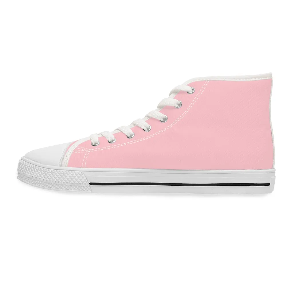 Pink Women's High Top Sneakers