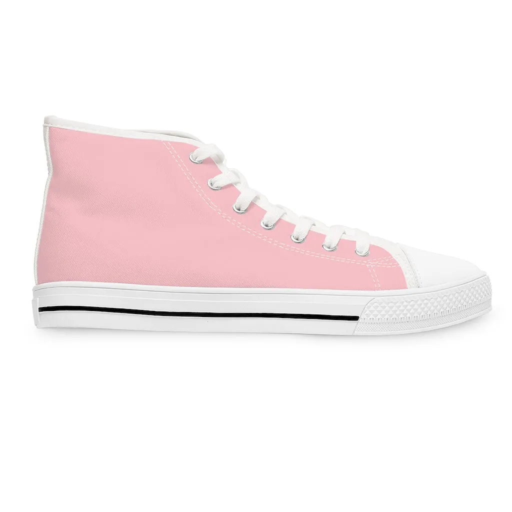 Pink Women's High Top Sneakers