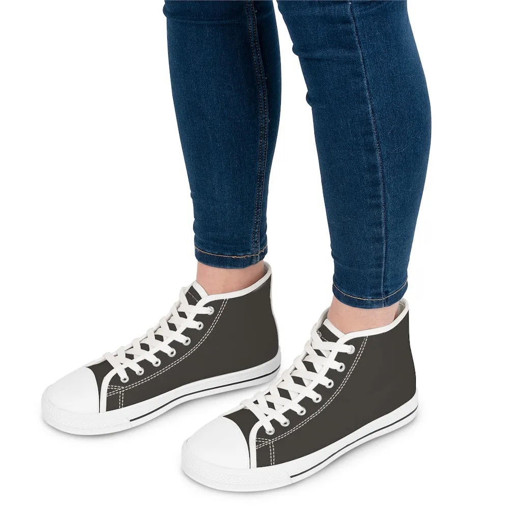 Smoke Women's High Top Sneakers