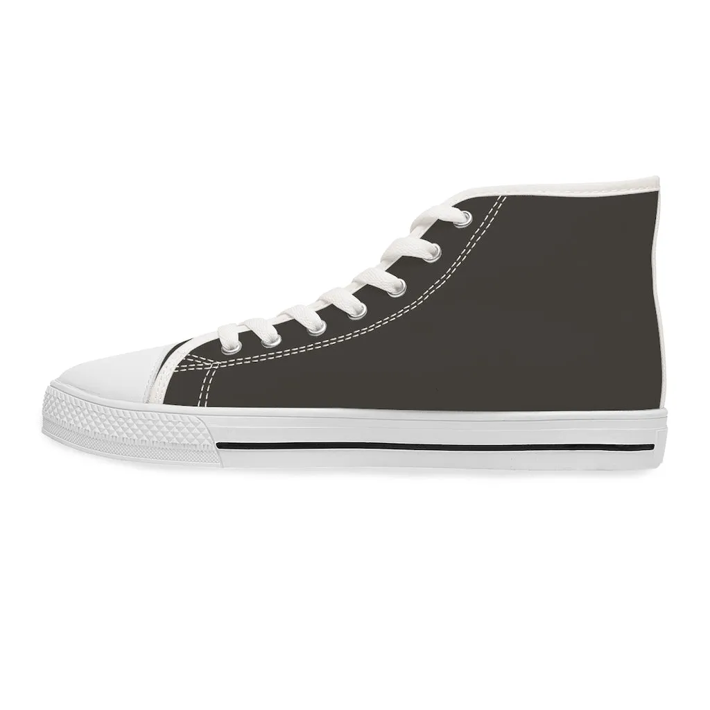 Smoke Women's High Top Sneakers