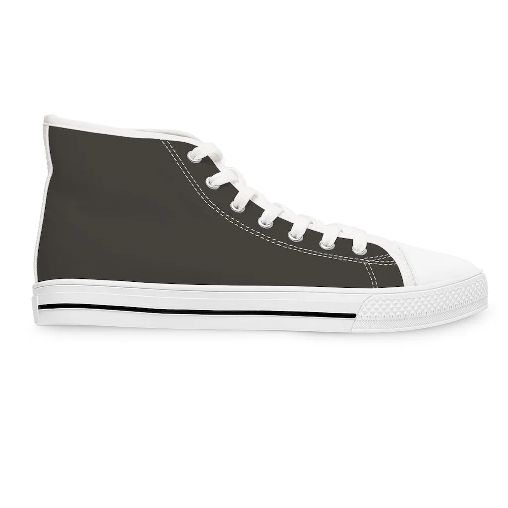 Smoke Women's High Top Sneakers