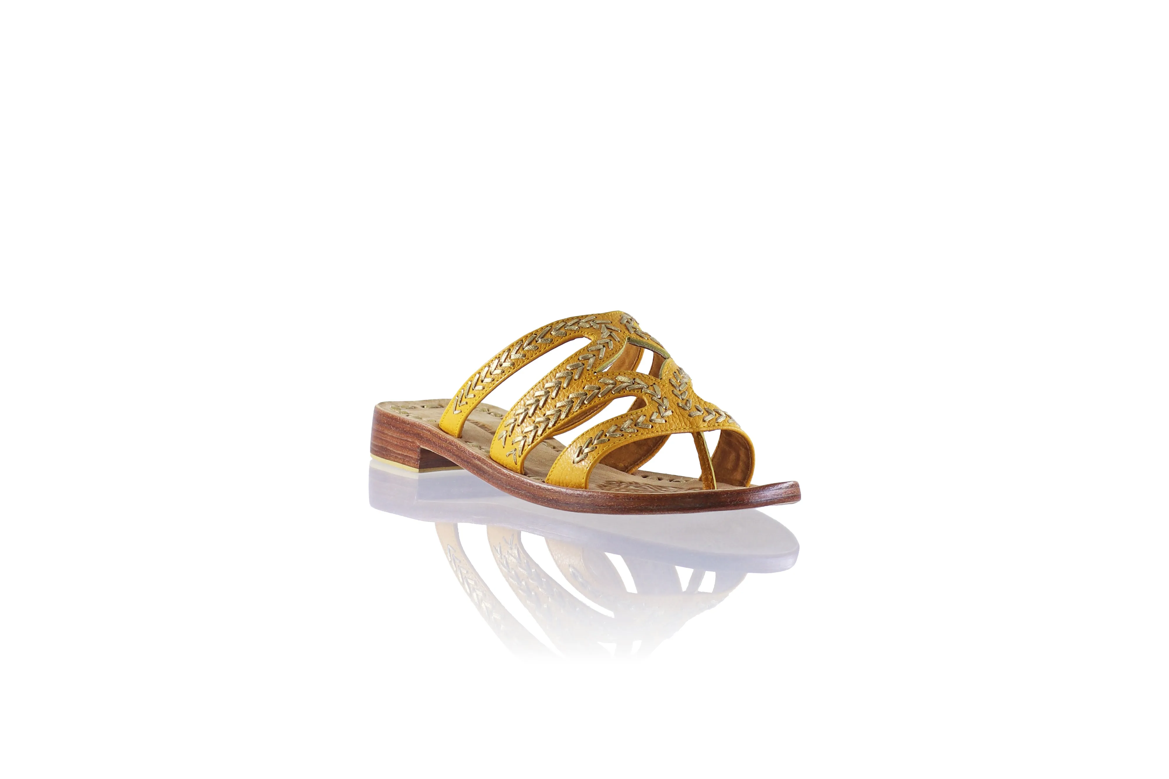 Suri 20mm Flat - Mustard BKK & Gold