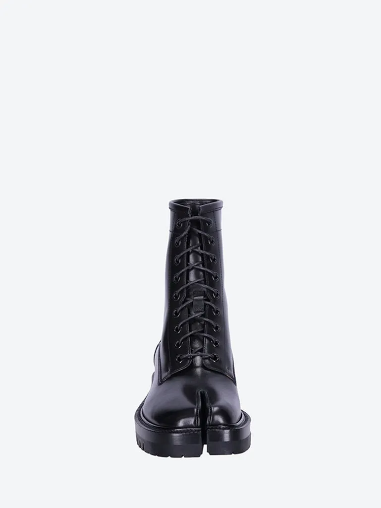 Tabi county combat high-top ankle boots