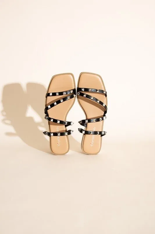 Temira Studded Slide Sandals