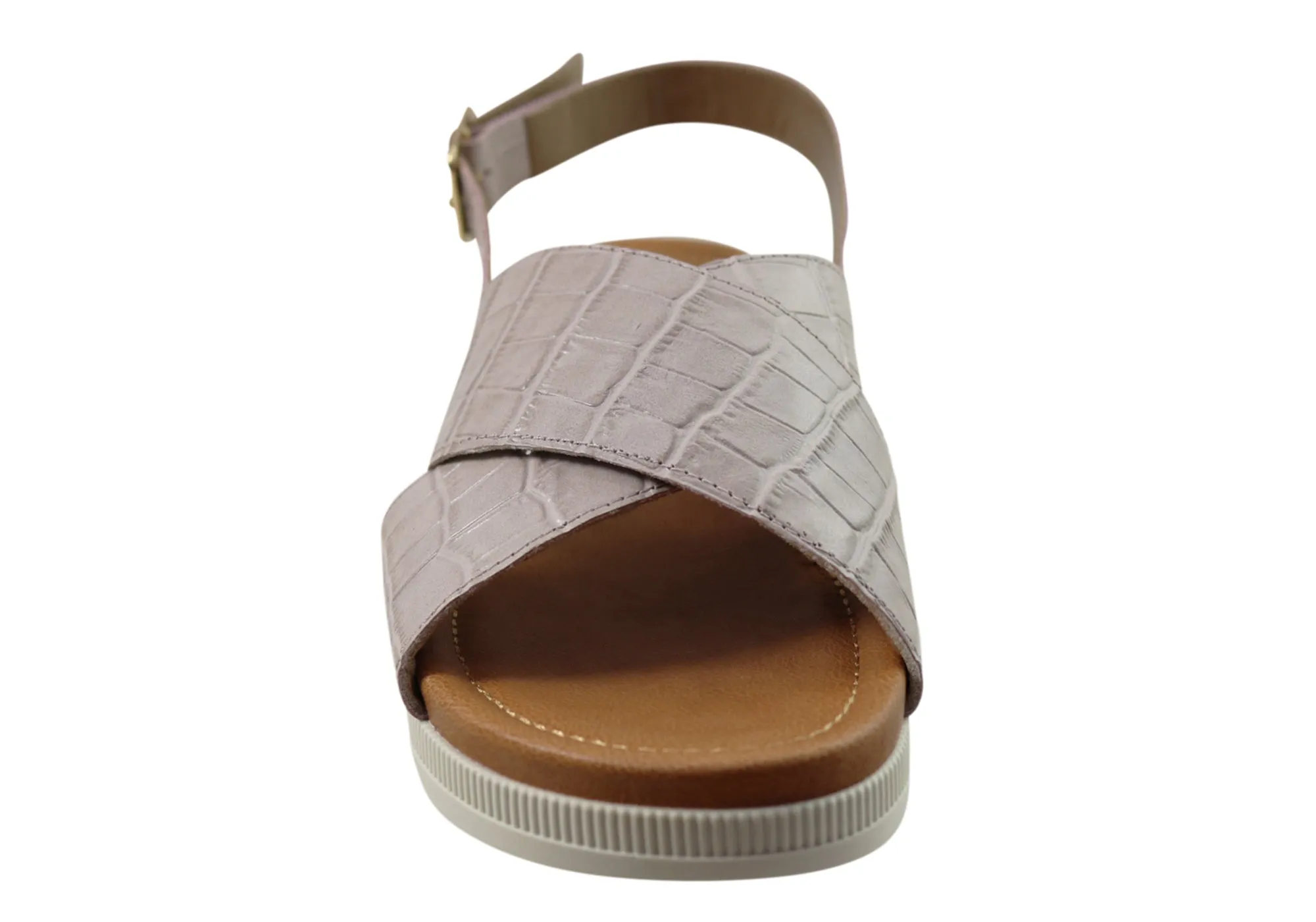 Usaflex Breeza Womens Comfortable Leather Sandals Made In Brazil