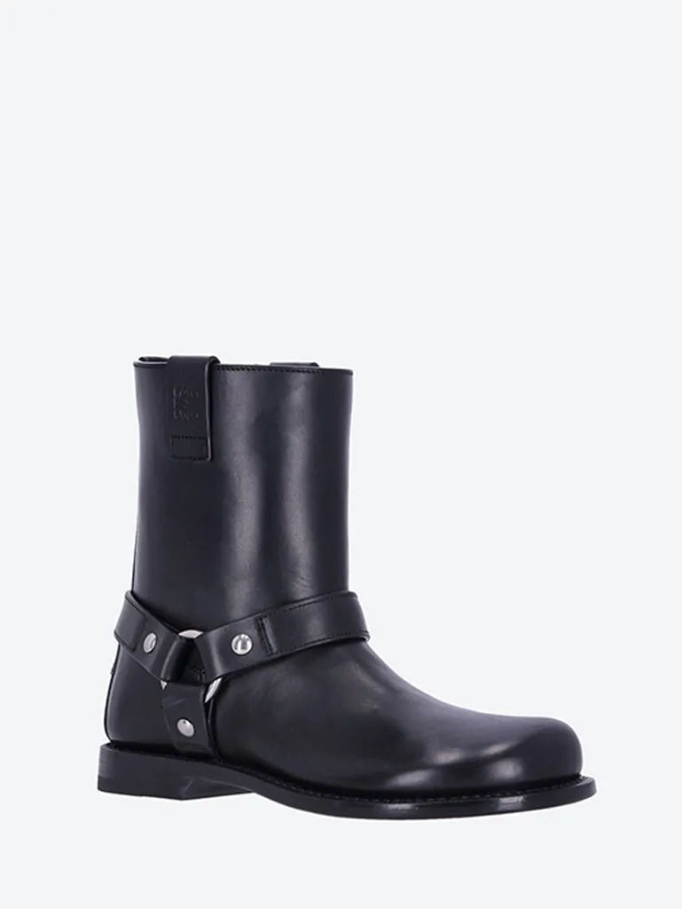 Vegetal calfskin campo biker boots