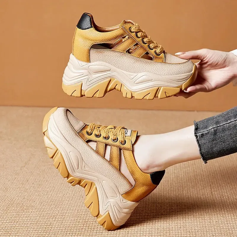 Women’s Breathable Platform Chunky Sneakers