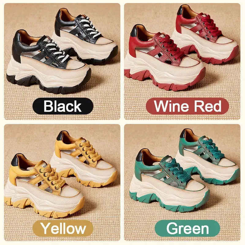 Women’s Breathable Platform Chunky Sneakers