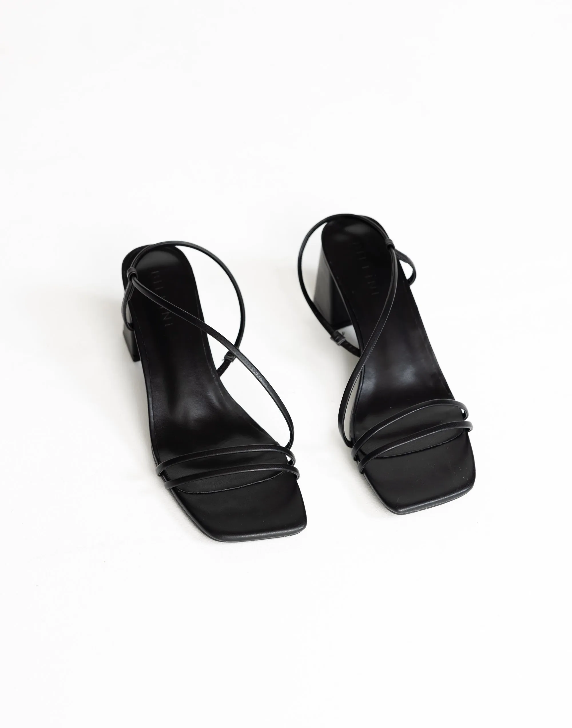 Yelda Heels (Black) - By Billini